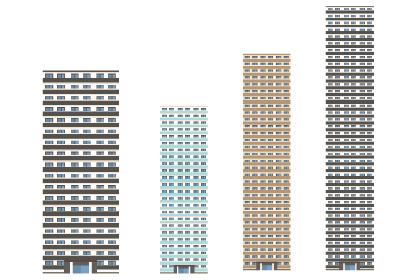 タワーマンションのイラスト 街 建物系イラスト専門サイト Town Illust