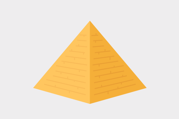 ピラミッドのイラスト2