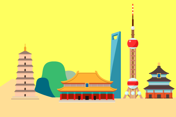 中国 街 建物系イラスト専門サイト Town Illust